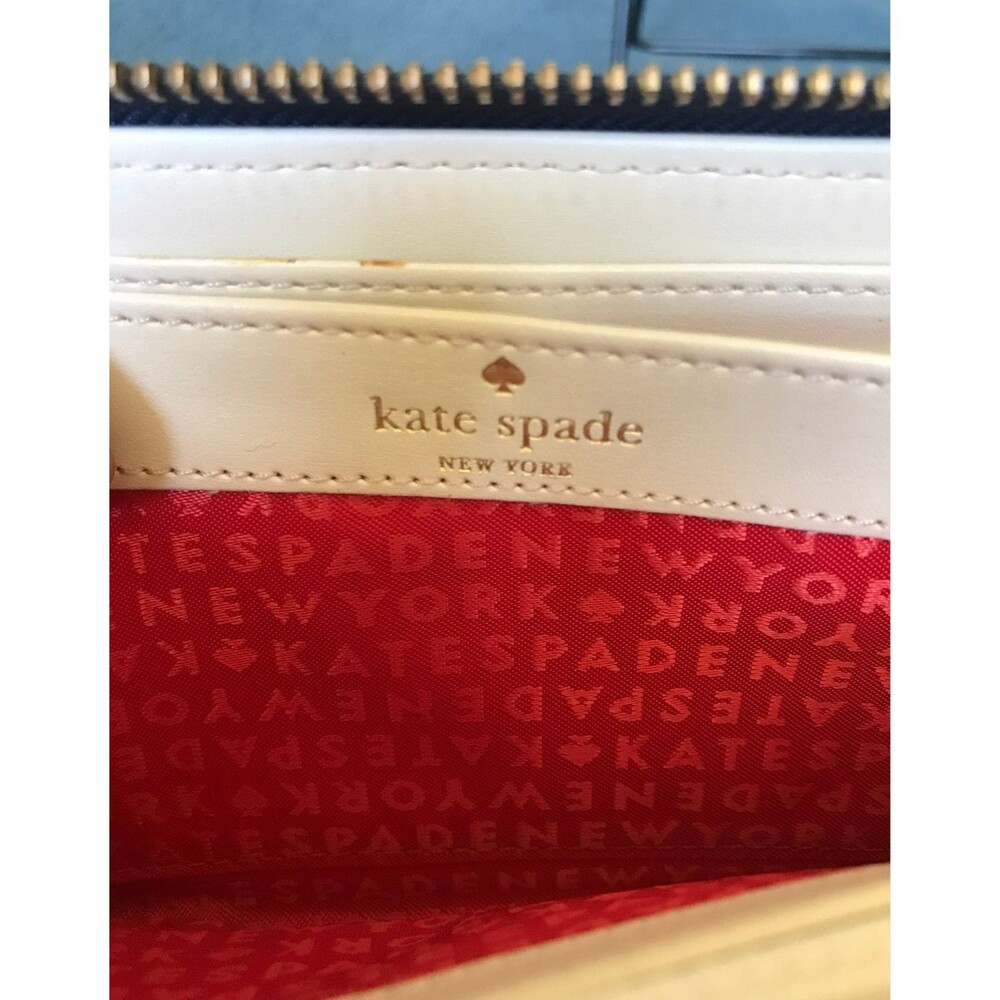 Kate Spade ace of spade continental zip around wallet - Picture 6 of 7